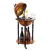 Enorme barwagen 33001 R, met massief eucalyptushout zuilen, in antiek bruin geopend 100 cm hoog en 44 cm breed, met…