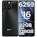 DOOGEE Note 58 Android 16 Unlocked Phones, 32GB+128GB/2TB Expand Cell Phone, 6.6''HD+90Hz Dispaly, 6250mah Battery, 4G Dual Sim Unlocked Smartphone, Widevine L1/NFC/OTG/Face Unlock