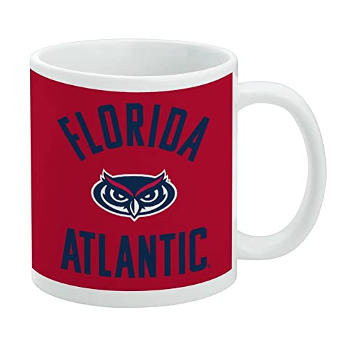 Florida Atlantic University Owls Ceramic Coffee Mug, Novelty Gift Mugs for Coffee, Tea and Hot Drinks, 11oz, White
