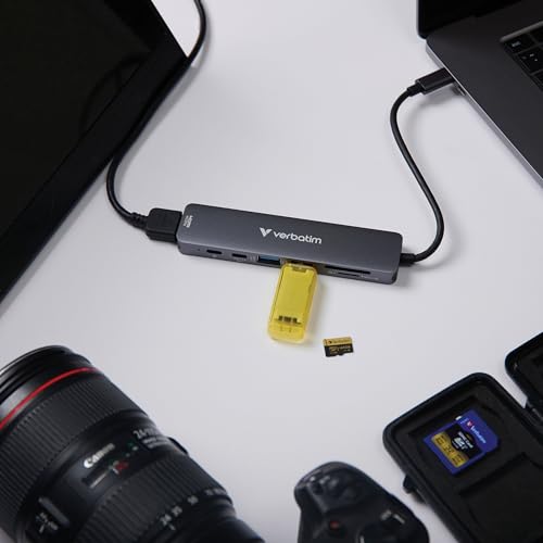 Verbatim 32158 hub & concentrateur USB 3.2 Gen 1 3.1 Gen 1 Type C 5000 Mbit/ - vue 9