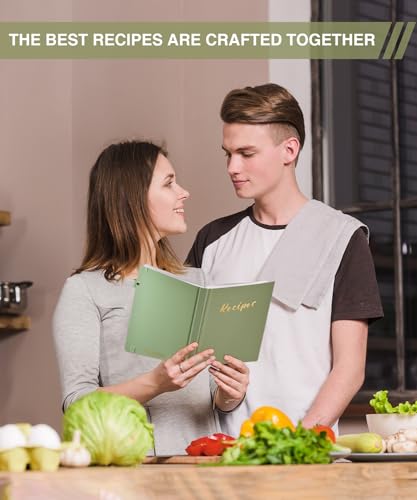 Lankaiva Recipe Book To Write In Your Own Recipes – Personal Blank Recipe Book To Make Your Own Family Cookbook, Custom Recipe Book With Empty Cookbook To Hold Homemade Recipes thumb #5