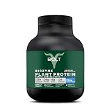 Bolt Biozyme Plant Protein | Vegan Protein with Superfood PHYCOCYANIN and Ayurvedic Herbs | Complete Amino Acid Profile for muscle Support and Recovery | 2Lb/32oz, 26 Servings | Madagascar Vanilla
