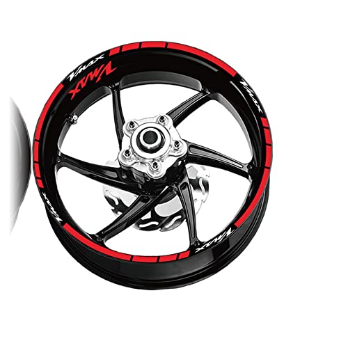 Motorrad Rad Aufkleber Vorne Und Hinten Reifen Reflektierende Streifen Kit Moto Felgen Wasserdicht Für Yamaha VMAX