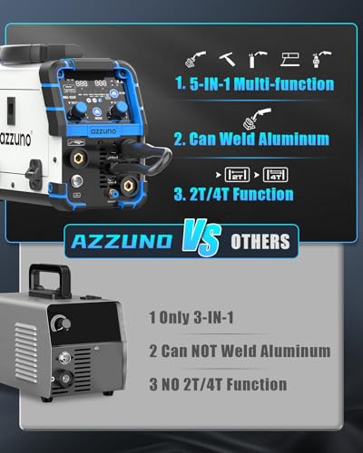 Azzuno MIG-155F Aluminum 155A Mig Welder 110V/220V thumb #5