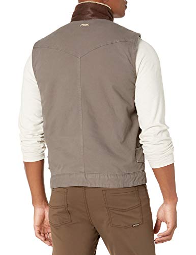 Mountain Khakis Colete Shearling masculino Ranch, Terra, grande