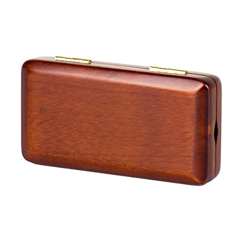 Kmise Oboe Reeds Case Maple Storage Box for 3 Pcs Reeds Amber Color Musical Parts Accessories (MI1753) - Thumbnail 3