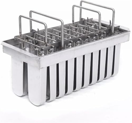 DXYQXL Moldes para helados, acero inoxidable, para hacer helados, compartimento único, perfecto para paletas caseras, capacidad de 85 g