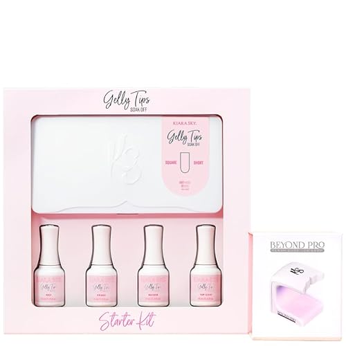Kiara Sky Gelly Tips Starter Kit - Square Short
