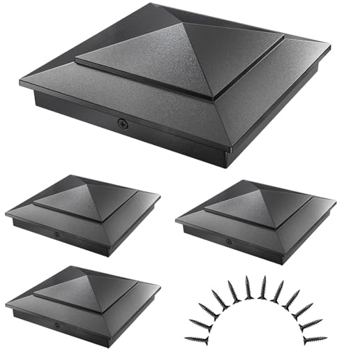Steel DN Mate 4-Pack Aluminum Post Caps