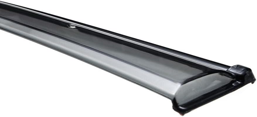 WellVisors Window Visors Wind Deflectors Compatible with Chevrolet Chevy 2012-2020 Sonic Hatchback with Black Trim Rain Guards 3-847CH002