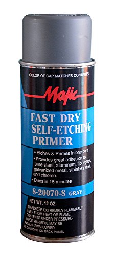 Majic Paints 8-20070-8 Self Etching Primer Spray, Aerosol, Gray