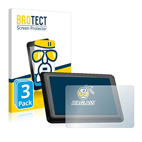 BROTECT 3 Stück Schutzglas für Giant RideControl Charge Schutzfolie Panzer Folie Glas Bildschirmschutz Made in Germany [Kratzfest 9H, Anti-Fingerprint]