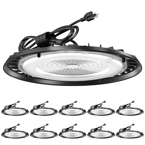 Sunco 10 Pack UFO LED High Bay Light, 150W, 19500...
