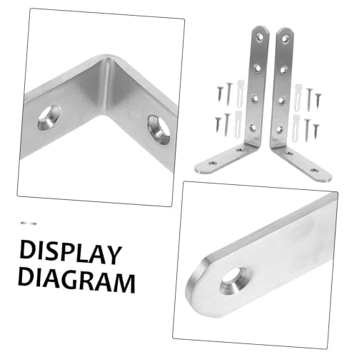 Hohopeti Penteadeira 2 Unidades Kit anti-queda âncora de móveis à prova de bebês âncoras de pratelei