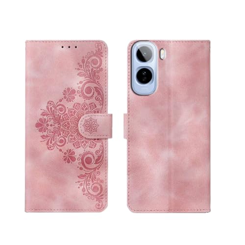 Image of amazon basics Vivo T5 Pro 5G Flip Cover | Card Pockets Wallet & Stand | Flip Cover for Vivo T5 Pro 5G (Executive Pink)
