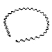 Skque New Wavy Metal Sports Men's Women's Hair Hoop Band Headband-color in Black