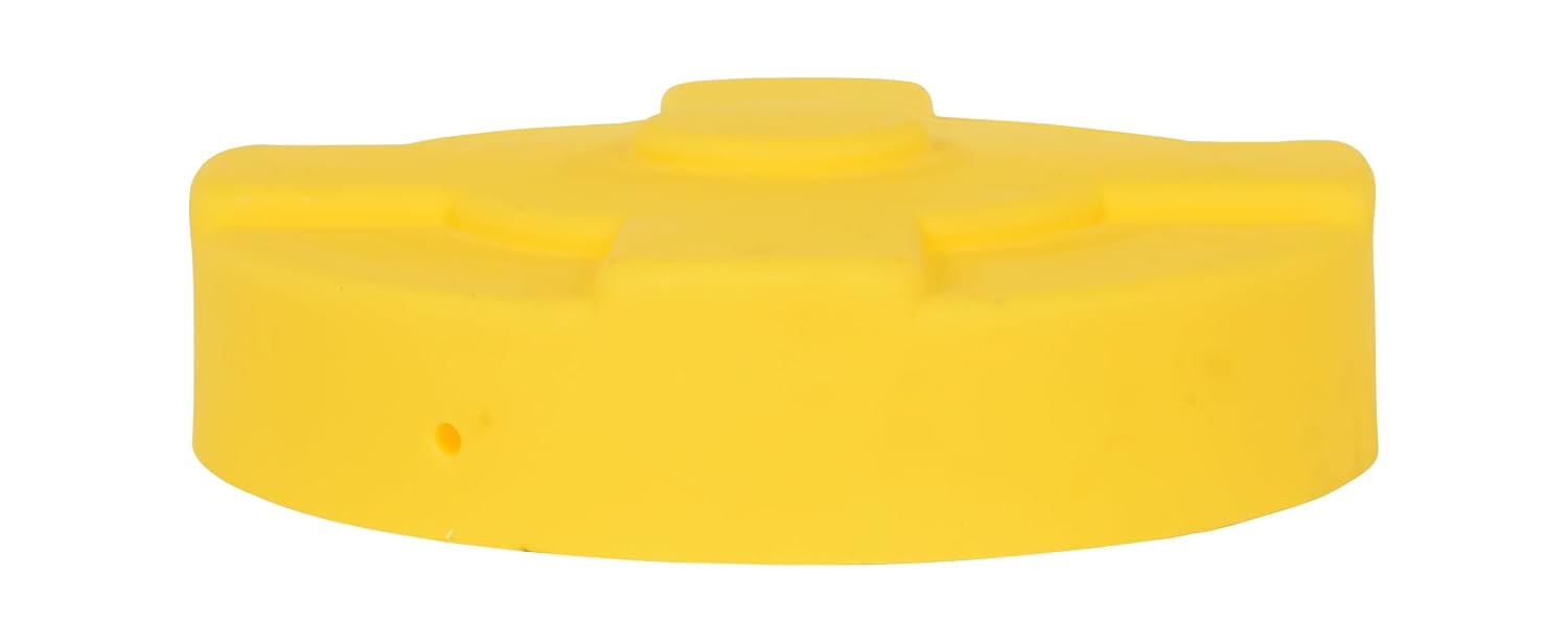 Vestil DC-P-30-YL Low-Density Polyethylene Drum Cover 30 Gallon Yellow