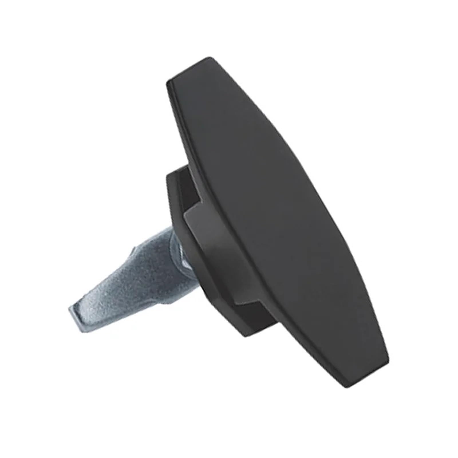 Serrure à languette rotative pour réparer une porte d'armoire en tôle