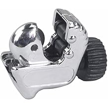 OTC 6514 Mini Heavy Duty Tubing Cutter - Easily Cuts Copper, Brass, Aluminum, and Steel Brake Lines in Hard-To-Reach Places; Compatible with 1/8" to 5/8" O.D. 3mm to 16mm Tubing