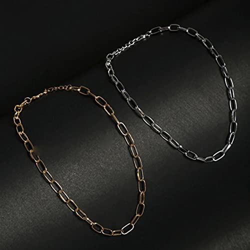 Gold & Silver Plated Layered Necklaces Combo Set