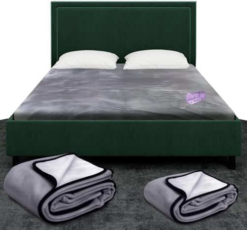 Paw Buddies Waterproof Blanket for Dogs – King Size (80"x90") Washable Pet Throw for Couch, Bed or Car – Reversible Soft Sofa Protector for Home or Travel