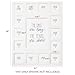 All Things For Mom School Days Picture Mat with Multiple Openings - School Years Photo Collage - No Frame - 1 Pre-School & Kindergarten to 12th Grade (15 Photos, 1PreK - 12th, White)