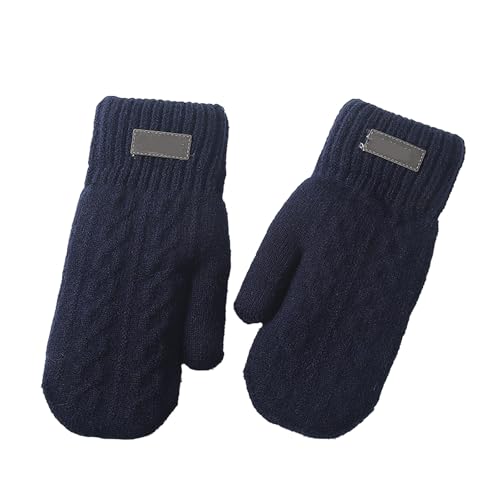 Guantes para hombre, manoplas sin dedos, guantes elásticos de invierno, guantes cálidos de invierno, transpirables, guantes de ciclismo, guantes de uso diario, guantes térmicos para teléfono móvil
