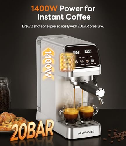 Semi-Automatic Espresso Machine with Wand