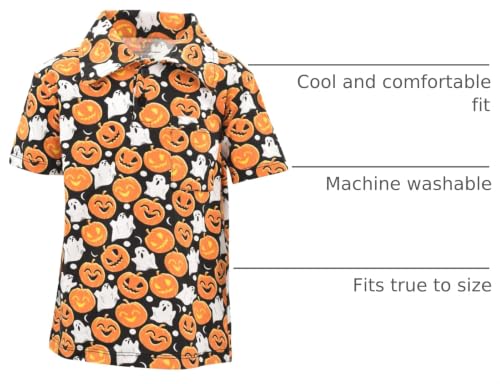 Image of Unique Baby Short Sleeve Collared Boys Polo Shirt, Toddler Kids Polo Shirts