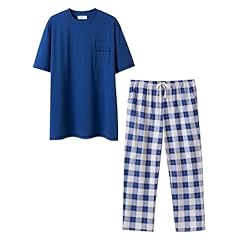 Blue Shirt & Plaid Pants