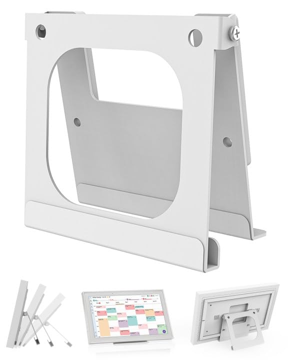 LANGZIHT Adjustable Desktop Stand Compatible with Skylight Calendar 15 (Gen 1) Heavy-Duty Metal Infinite Tilt Adjustment Premium Accessory for Digital Calendar (Not Compatible with 15 Inch Gen 2)