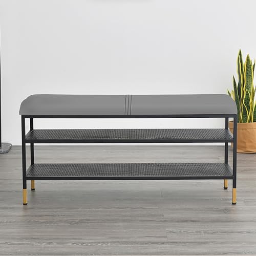 Étagère de rangement pour entrée compacte : le banc à chaussures des petits espaces - 2