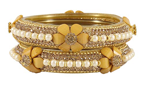 Image of NMII Viral Multi Colour Glass Bangles with Golden Ghungroo Charms & Stone Work For Women & Girls | Fancy Designer Glass Bangle | Traditional Chudi | Kanch Ki Churi | Stylish Ghungroo Bangle For Women