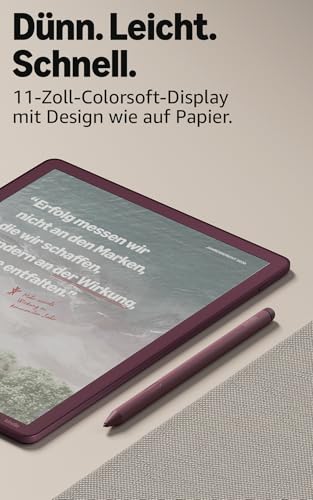 Amazon Kindle Scribe Colorsoft 64 GB (neueste Generation) – 11-Zoll-Farbdisplay mit Frontlicht – Dünn, leicht, leistungsstark – Dokumente… – Ansicht 3
