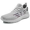 AKADEMIKS Fast Mens Running Sneakers Lightweight Knit Athletic Shoes with Cushioned Sole & Breathable
