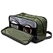 Toiletry Bag for Men Hanging Dopp Kit Water Resistant Shaving Bag Small Toiletry Bag for Traveling (Army Green)
