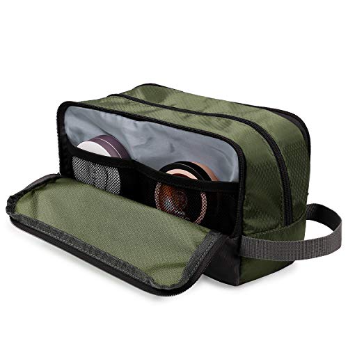Image of WANDF Travel Toiletry Bag for Men, Small Dopp Kit for Toiletries