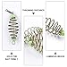 TOPPERFUN Luminous Bead Spring Bait Holder Olive-Shaped Fishing Feeder Cage for Carp Fishing Accessories 3.15 Inch