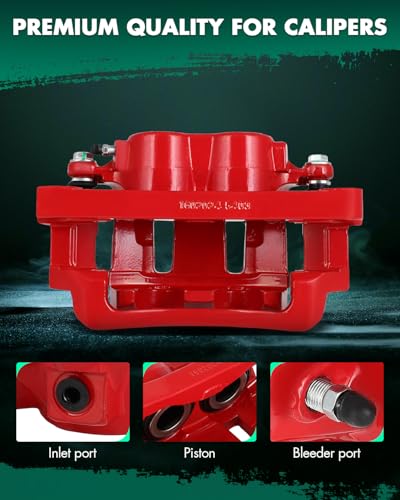 Image of SCITOO 18-B4790 Front Right Passenger Side Brake Caliper Fits For Ford For Excursion 2000-2005,For Ford For F-250 Super Duty 1999-2004,For Ford For F-350 Super Duty 1999-2004, With Bracket,1PC