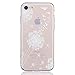 iPhone 7 Case, 3Cworld Ultra Thin Clear Art Pattern Crystal Gel TPU Rubber Flexible Slim Skin Soft Case for iPhone 7 (Dandelion/Bird Flying-White)