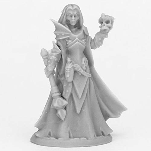 44071 DARK ELF PRIESTESS Reaper Bones Black