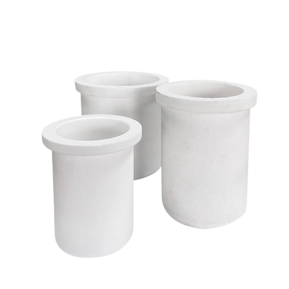 1 crogiolo di fusione al quarzo for la fusione dell'oro - 1-4 kg di crogiolo in ceramica for utensili for gioielli(C.CC.40008 with-hole)