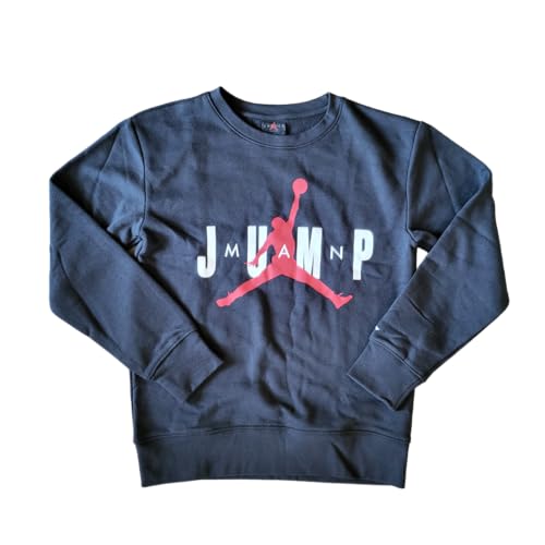 Nike AIR JORDAN JUMPMAN Big Kids Boys' Sweatshirt (Black) (US, Alpha, Medium, Regular, Black)2