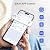 TEEHO TE341 Smart Keyless Entry Door Lock with App Control, Digital Keypad Bluetooth Electronic Deadbolt with Auto Lock, Easy Installation - Silver