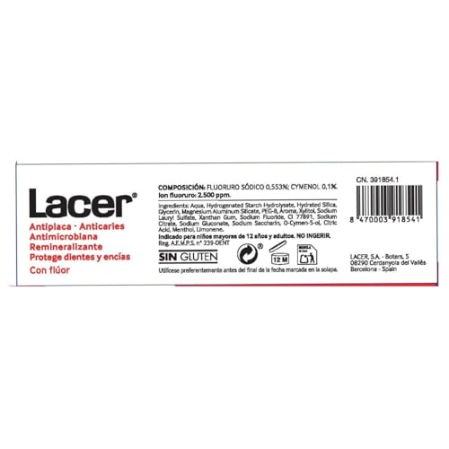 LACER Zahnpasten, 75 ml – Bild 4
