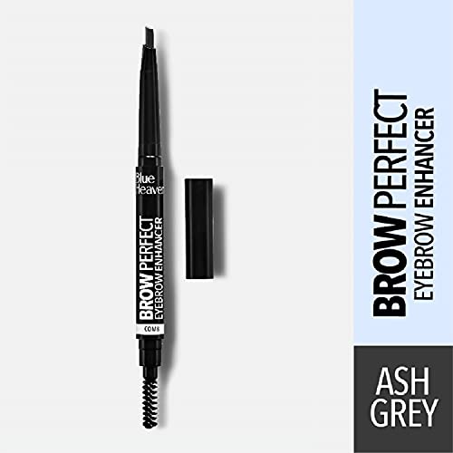 Blue Heaven Brow Perfect Eyebrow Enhancher, Long Lasting, Smudge Proof, Waterproof Eyebrow Pencil, One Swipe perfect finish, Ash Grey, 0.30gm - Image 2