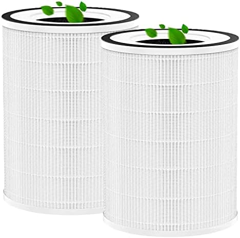 Geumzsw 2 Pack H13 True Kilo Filter Replacement Compatible with Afloia Kilo,KILOPRO,MIRO and MIRO PRO Air Purifier&MORENTO Kilo Air Purifier,3-Stage Filtration System