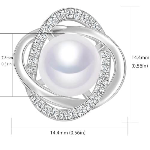 Handpicked Freshwater Cultured Stud Button Pearl Earrings2