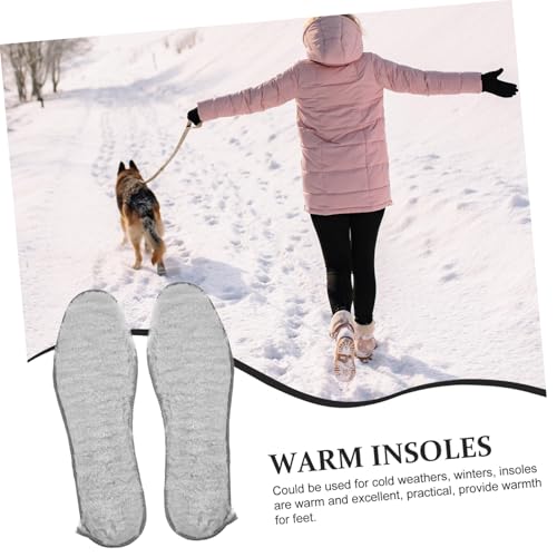 4 pares de plantillas térmicas gruesas para invierno para mujer miniatura 7