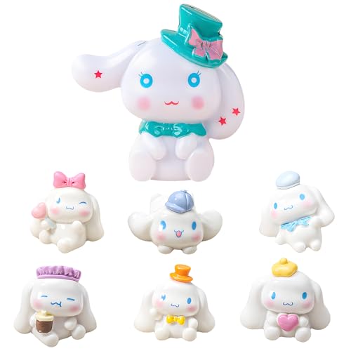 Kawaii Anime Figures Cake Decorations for Girls Birthday Cake Toppers Cartoon Theme Party Decorations